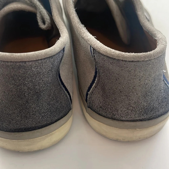 Lacoste Mens Gray Suede Lace Up Dress Sneakers Size 13 - Picture 8 of 16